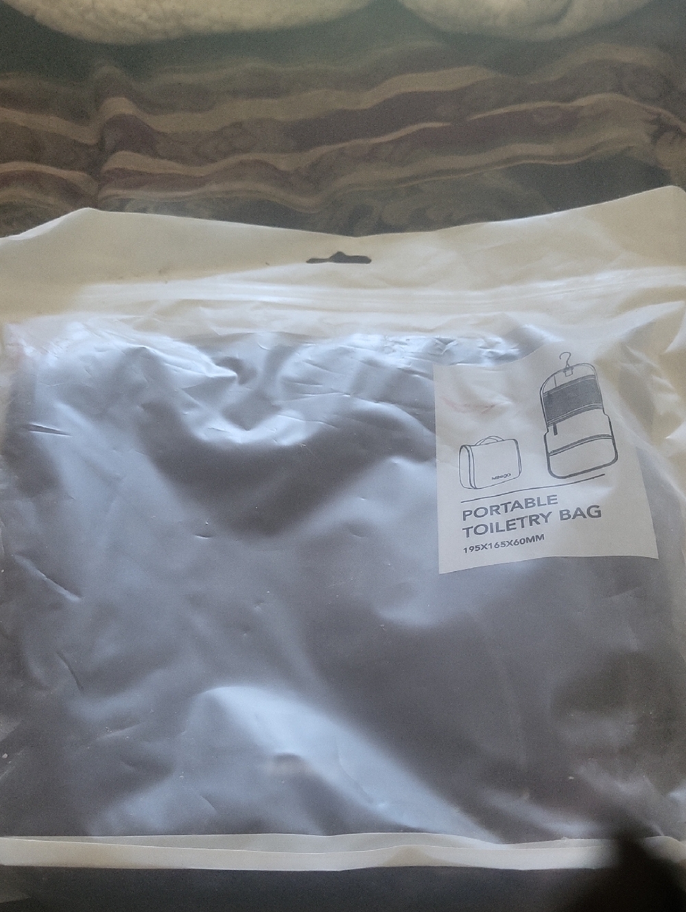 Portable Toiletry Blue Bag From Puerta Virrarta Sealed Tag Free Gift Nice
